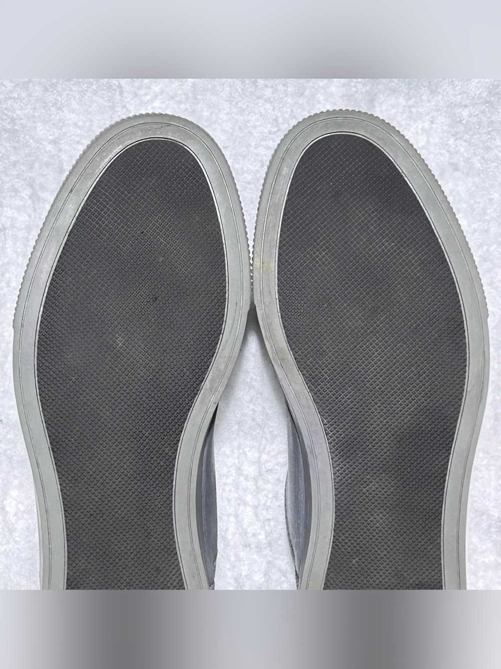 Skechers Mens Grey Volden Fandom Casual Leather Fashion Sneakers Shoes SZ US 9 - Picture 9 of 11